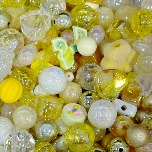 Acrylic Beads--Golden Sunbeam(Yellow) - WOWO STUDIO