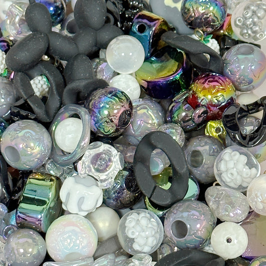 Acrylic Beads--Midnight Beads(Black) - WOWO STUDIO