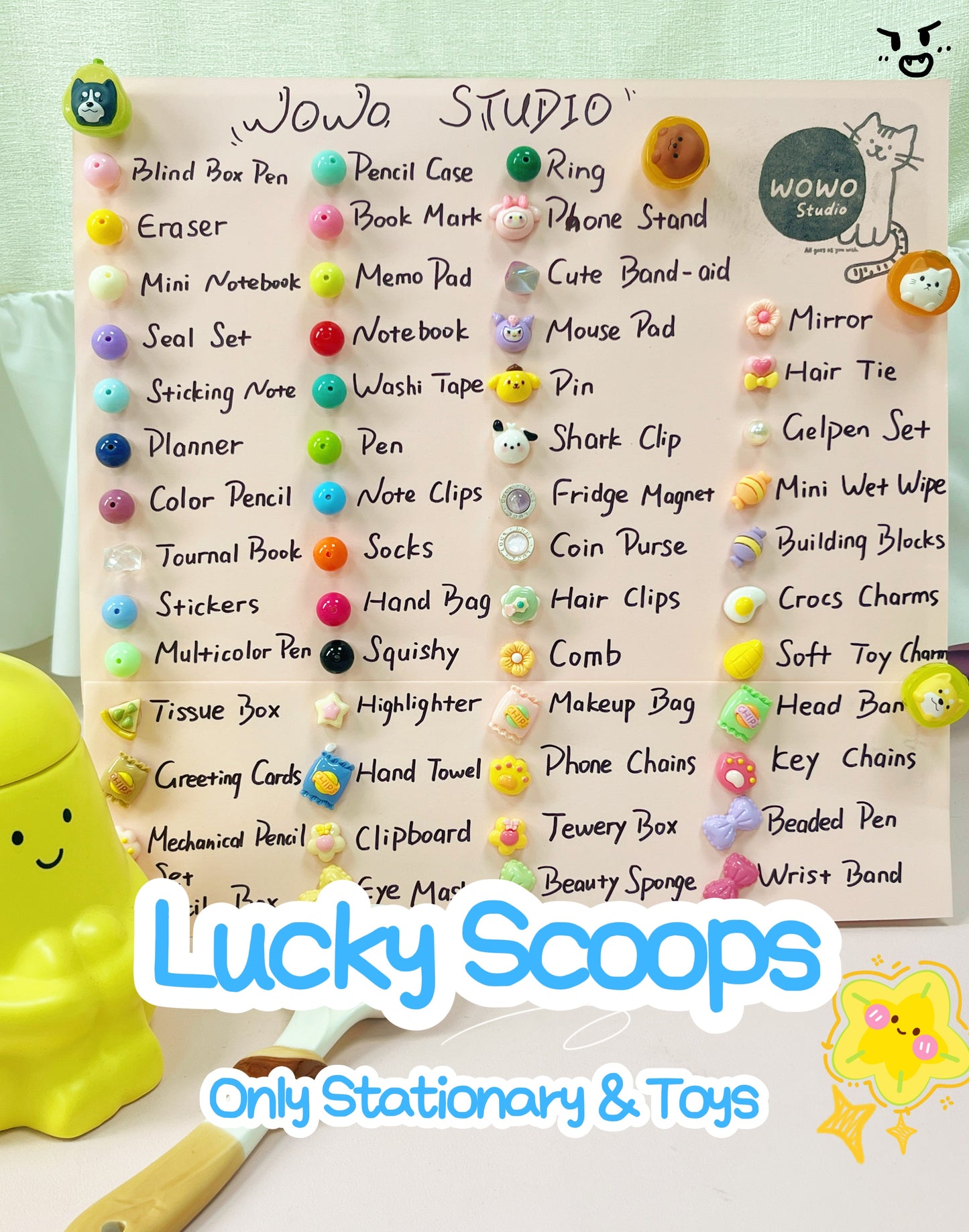 Lucky Scoops--Only Stationary & Toys - WOWO STUDIO