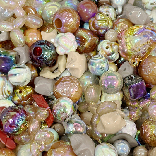 Acrylic Beads--ToffeeGleam Beads(Brown) - WOWO STUDIO