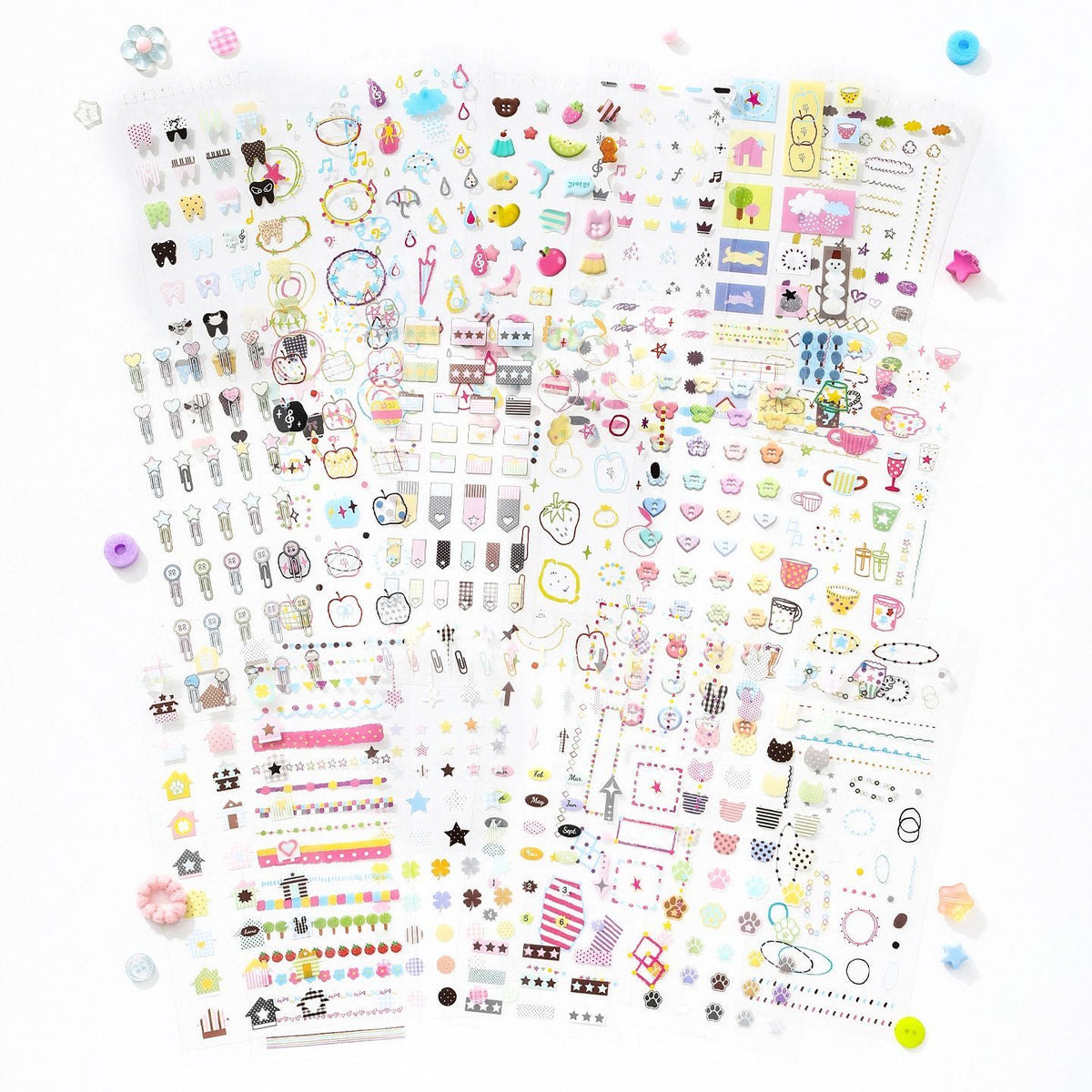 Momentary Deco Sticker Book--20 pages⭐ - WOWO STUDIO