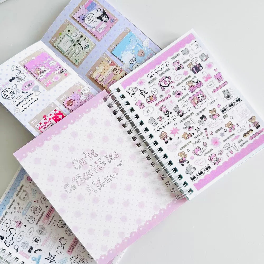 Cute Collection Album Sticker Book--27 pages⭐ - WOWO STUDIO