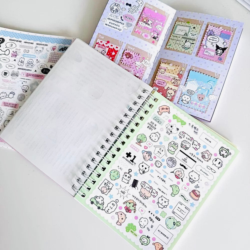 Cute Collection Album Sticker Book--27 pages⭐ - WOWO STUDIO